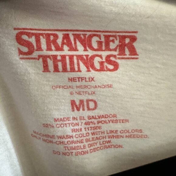 Stranger Things White‎ T-Shirt  Size Medium, stranger things, graphic t-shirt - Picture 3 of 5
